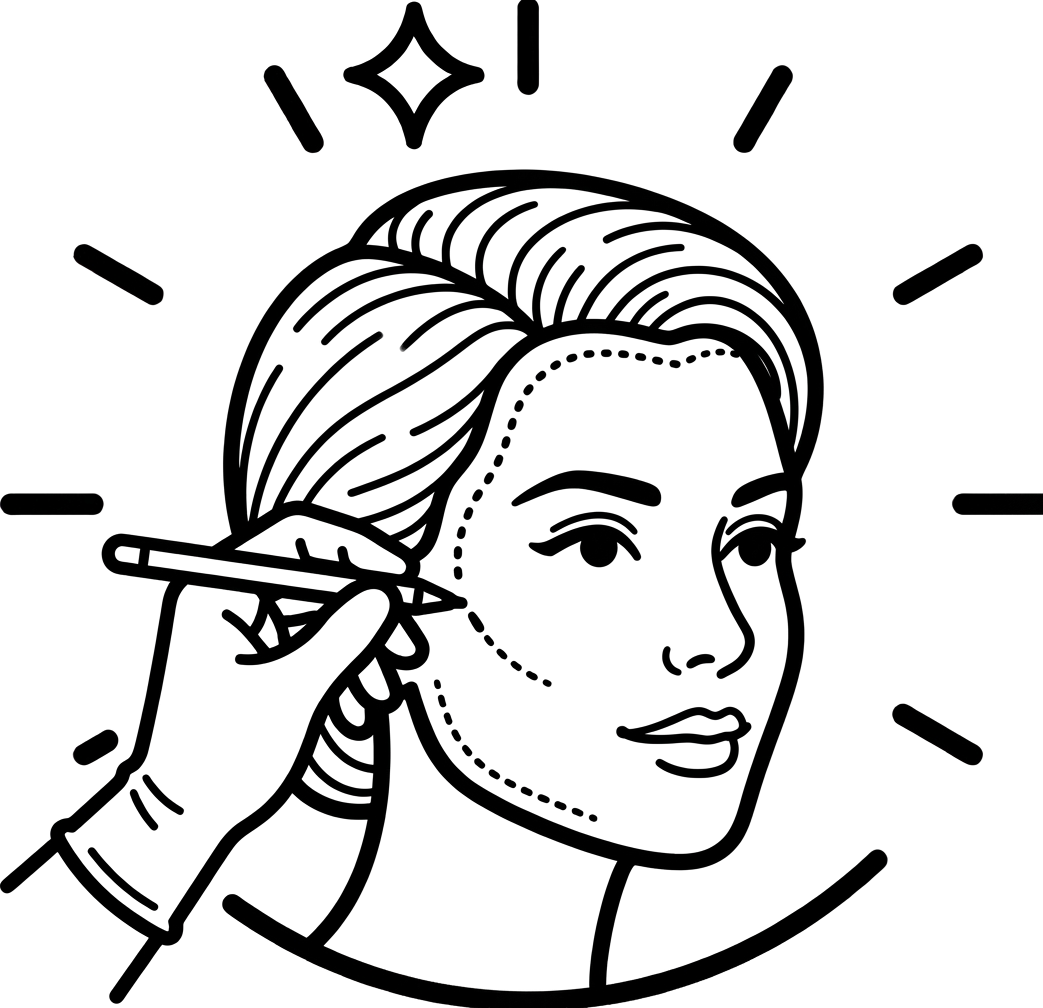 Cosmetic surgery icon